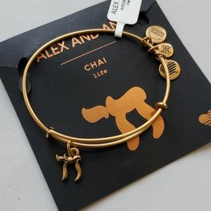 Alex and Ani Chai "long life" bracelet